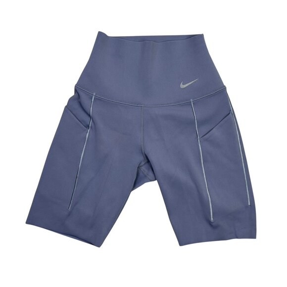 Nike Universa Training Shorts Women XS High Rise 8" Biker Compression Dri Fit - Picture 5 of 11